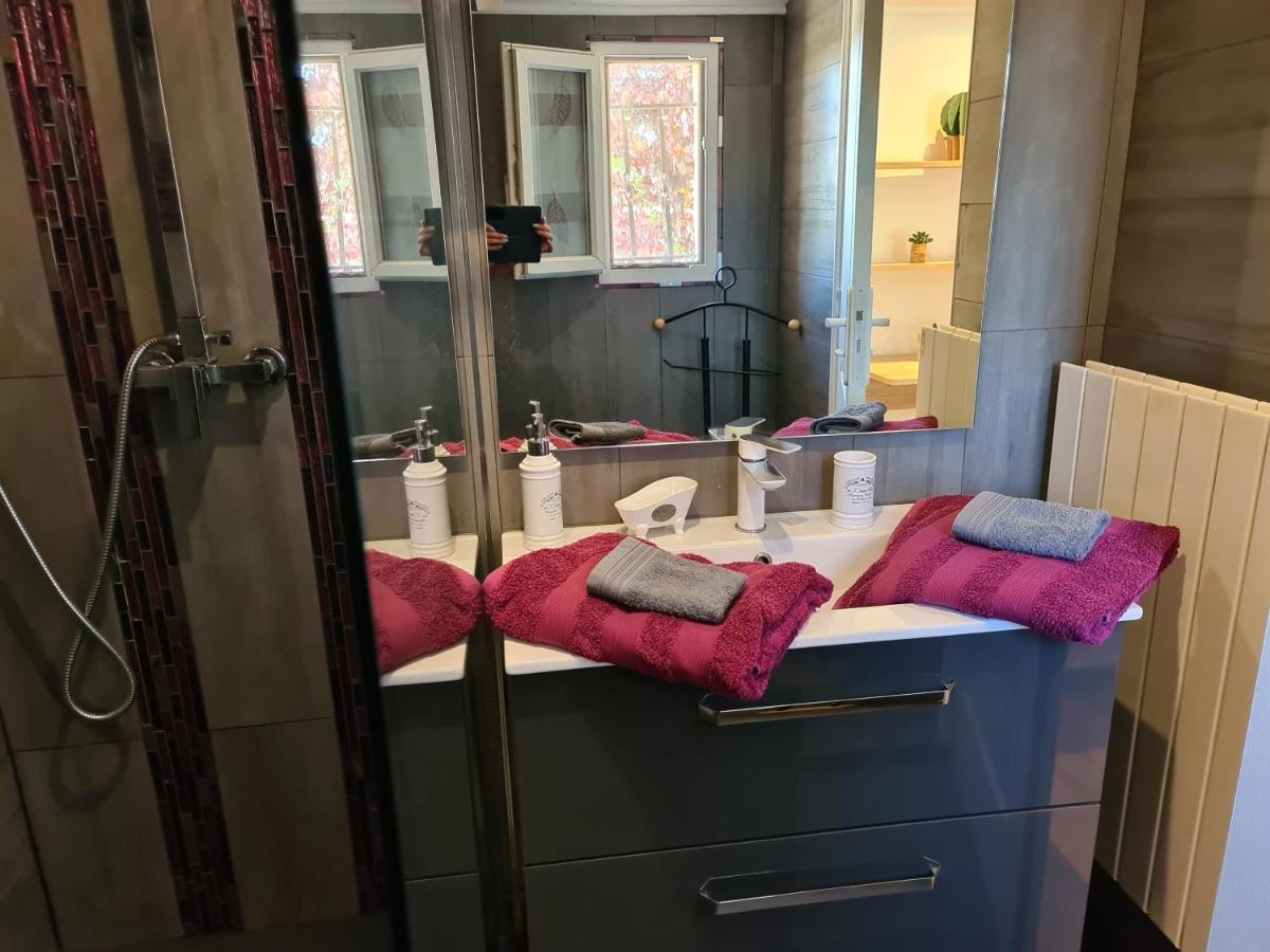 Appartements Dans Villa Privee Avec Piscine, Jardin, Parking Clos, Wifi, Climatisation ميرويْ المظهر الخارجي الصورة